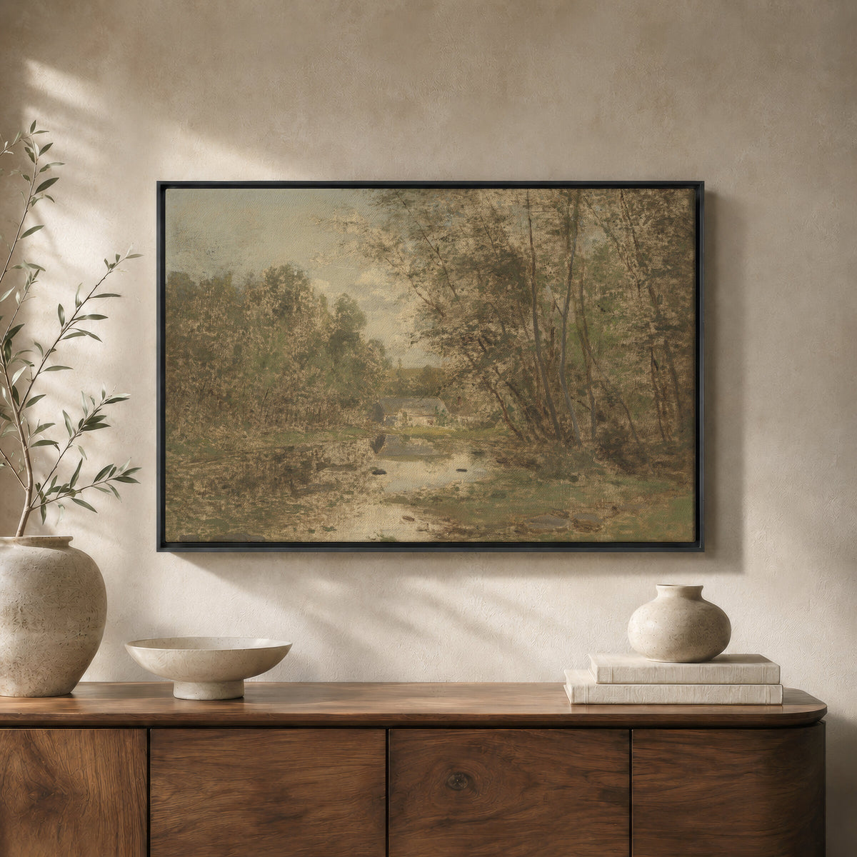 Quiet Woodland Brook wall art