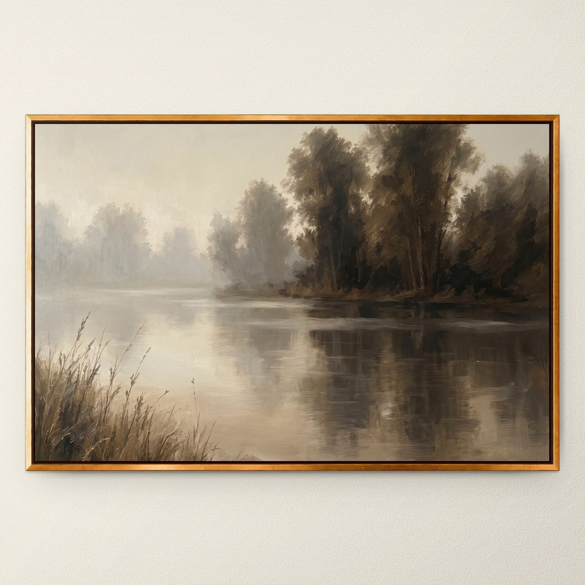 Misty Pond wall art