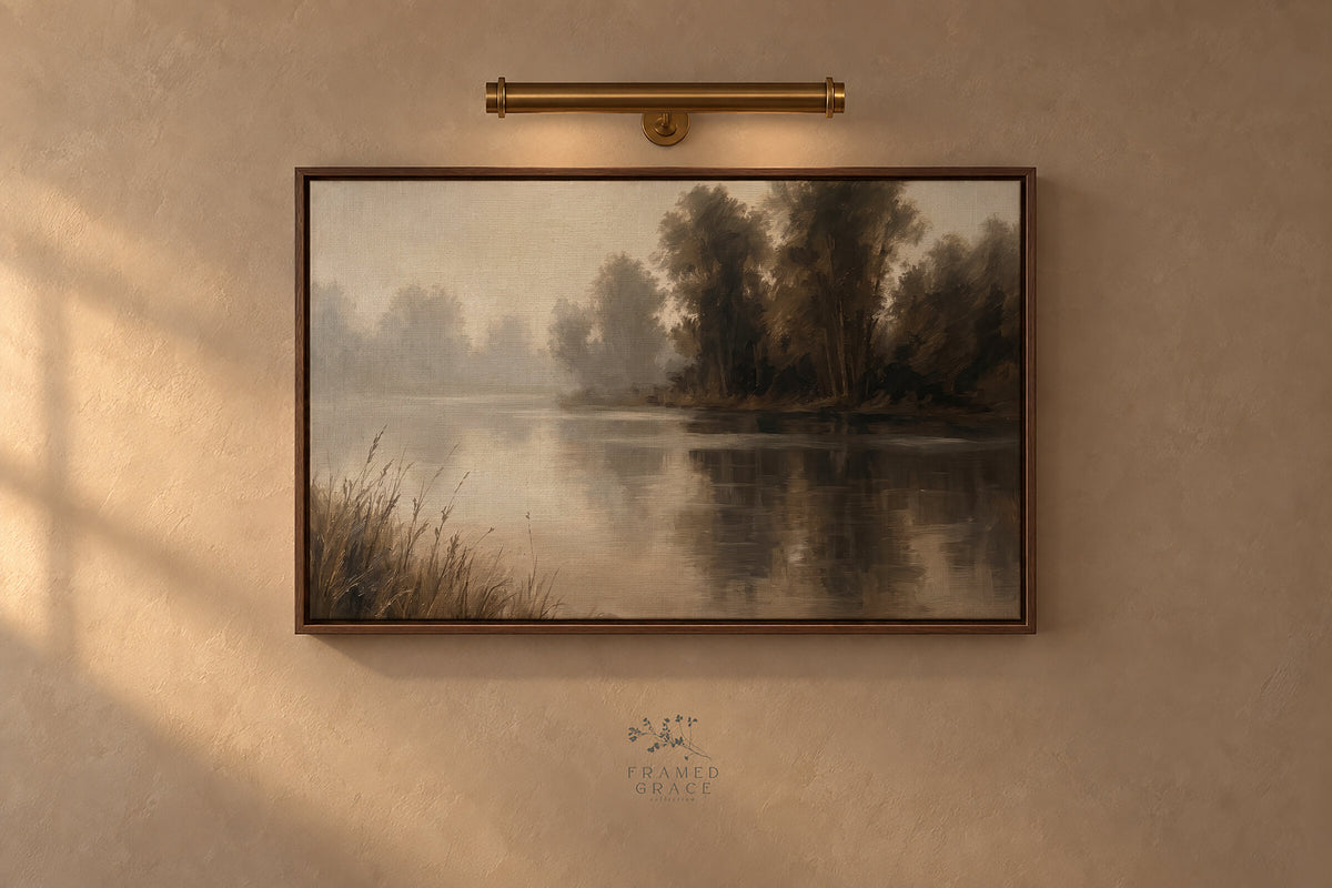 Misty Pond wall art