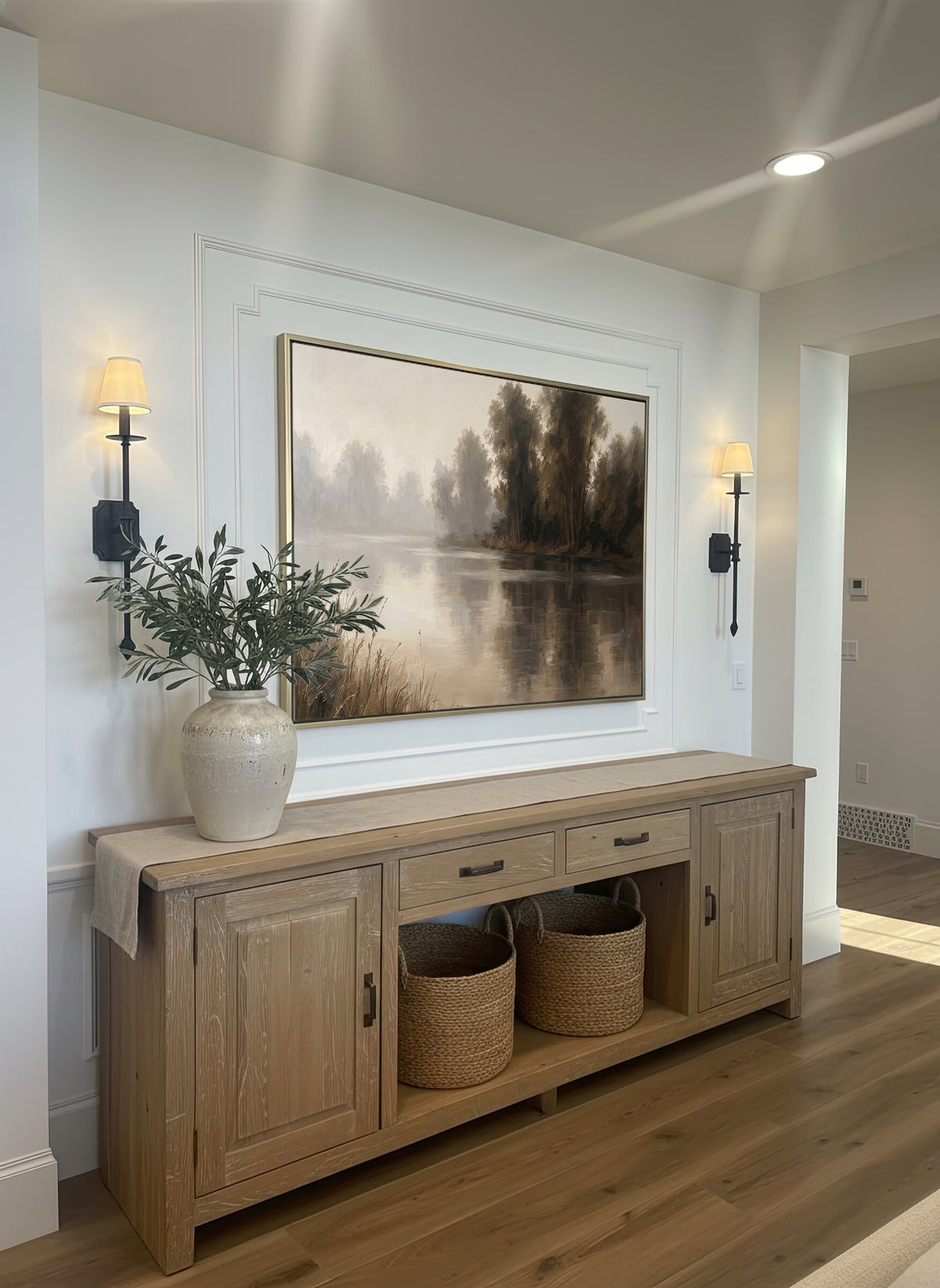 Misty Pond wall art