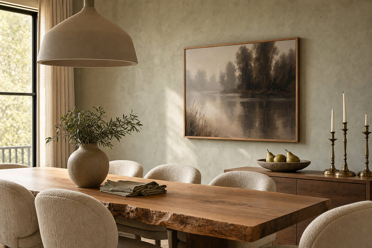 Misty Pond wall art
