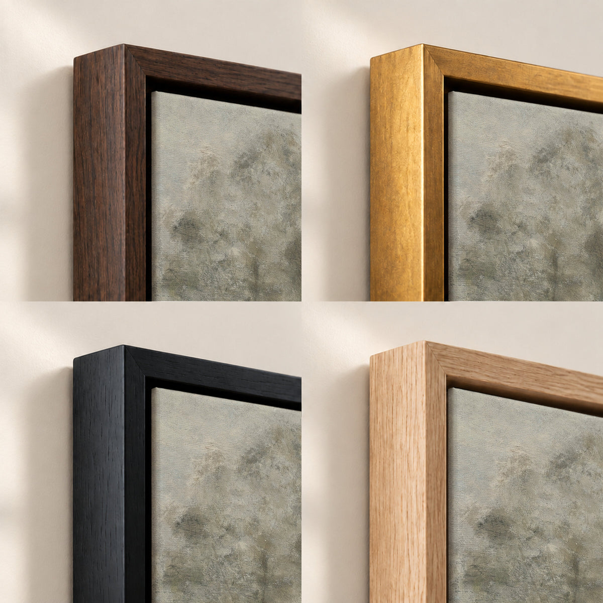 Soft Ivory Birch Grove wall art