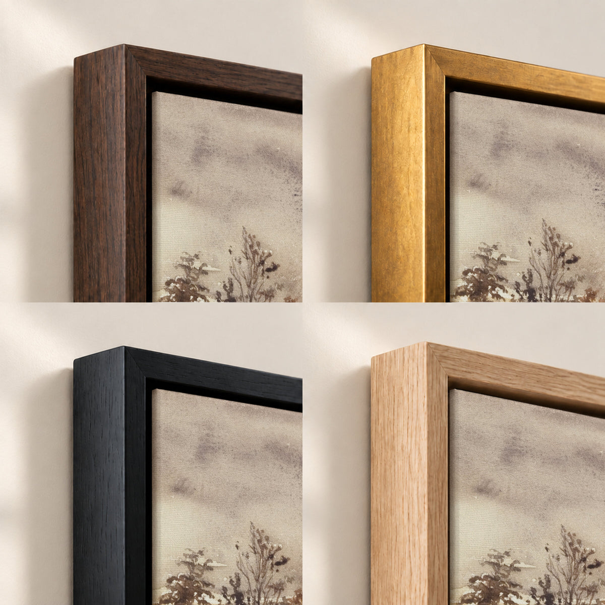 Autumn Trees at Dusk wall art