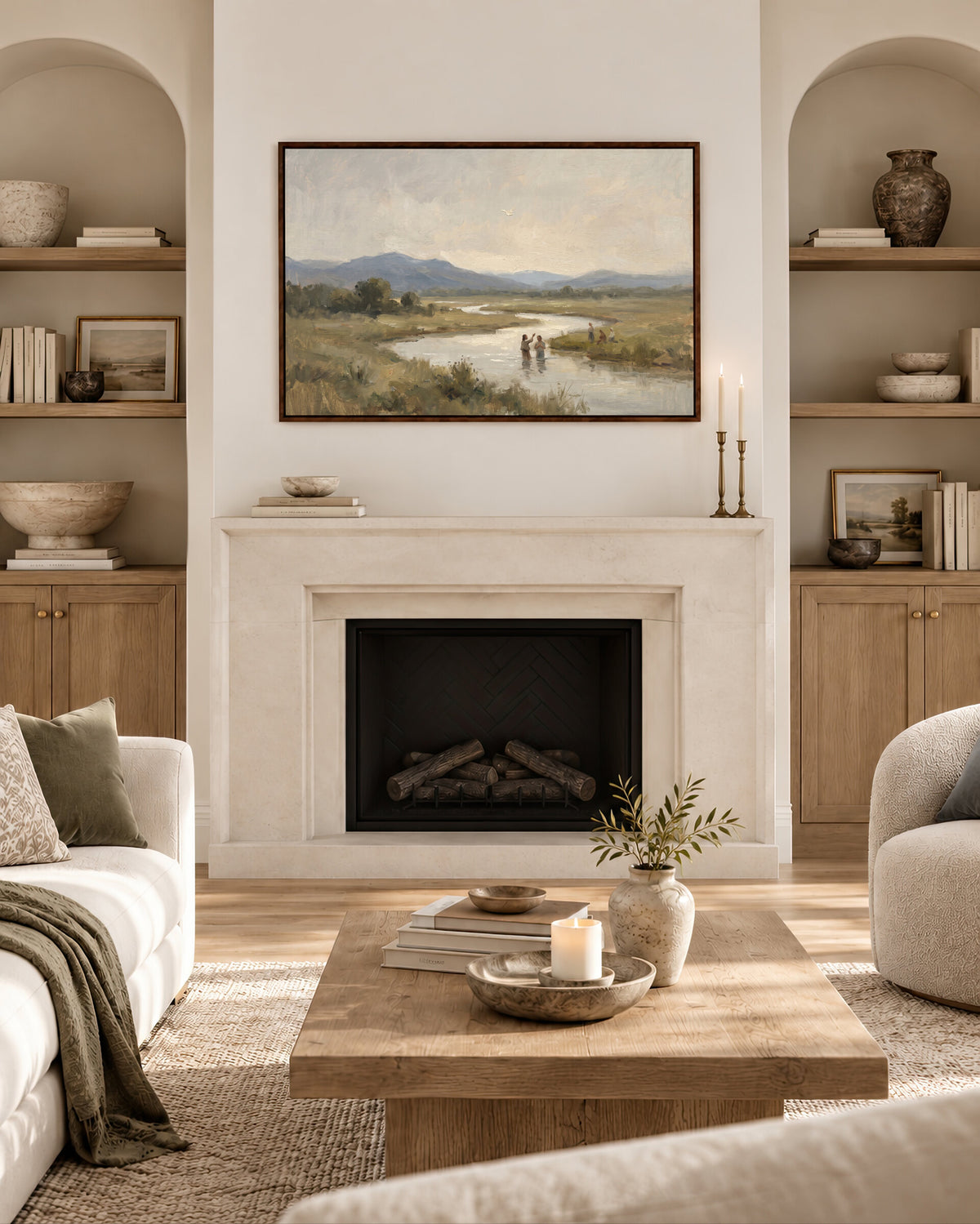 Baptism in the River wall art