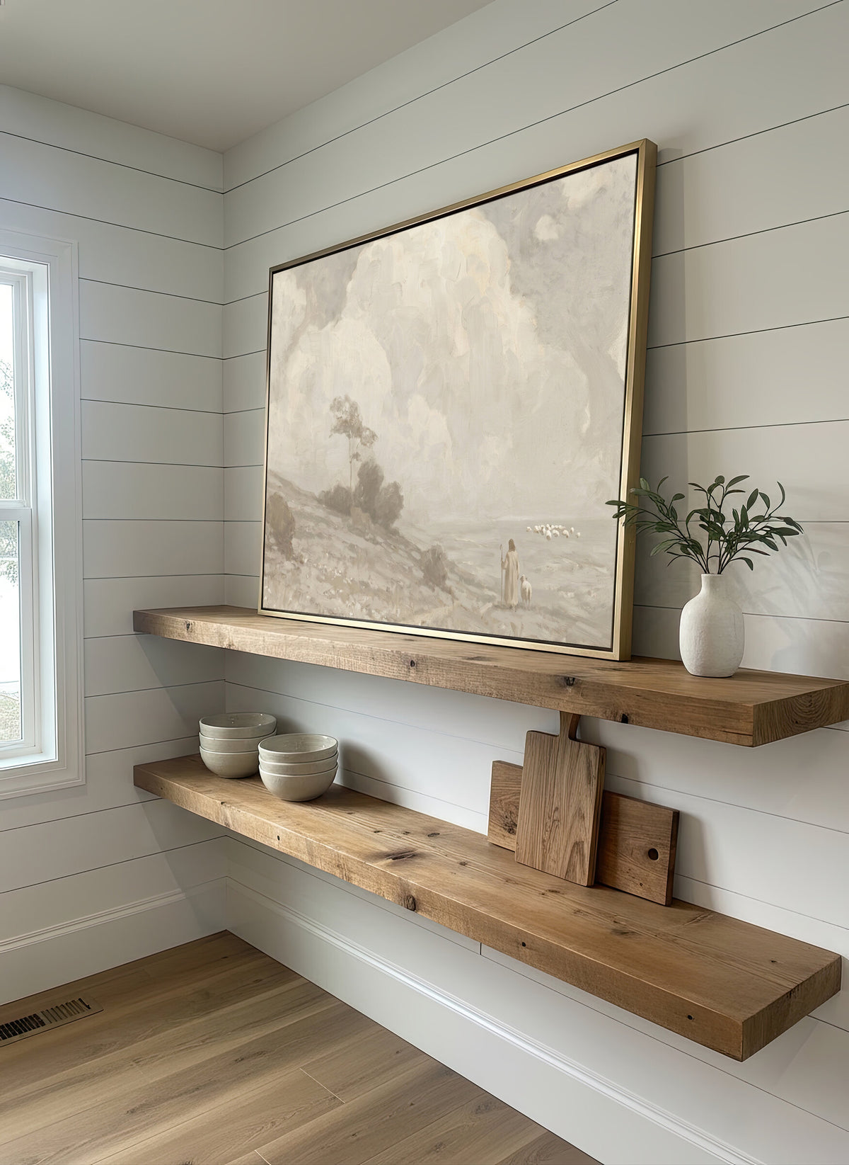 Farmhouse Faith Cumulus Hillside wall art