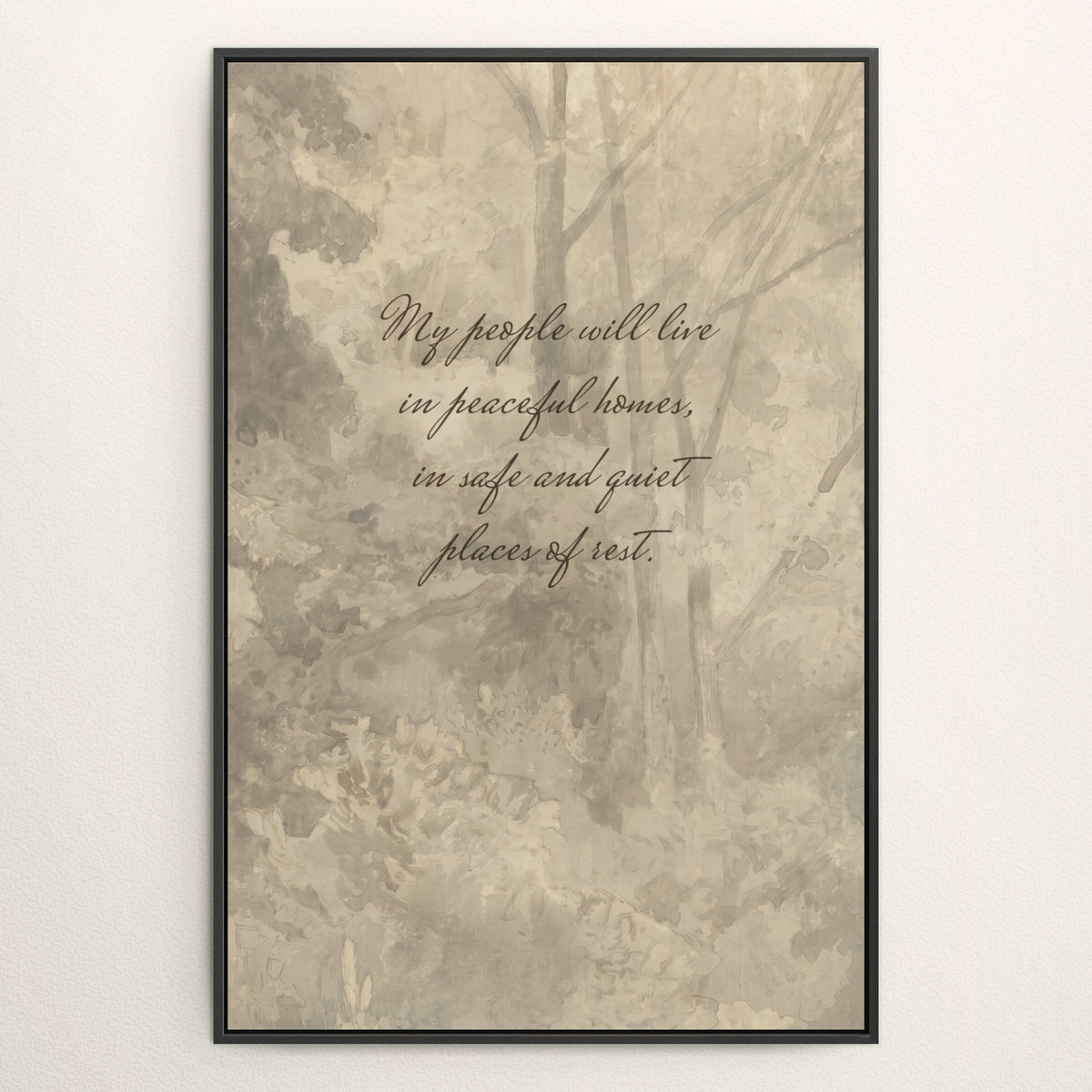 Peaceful Homes wall art