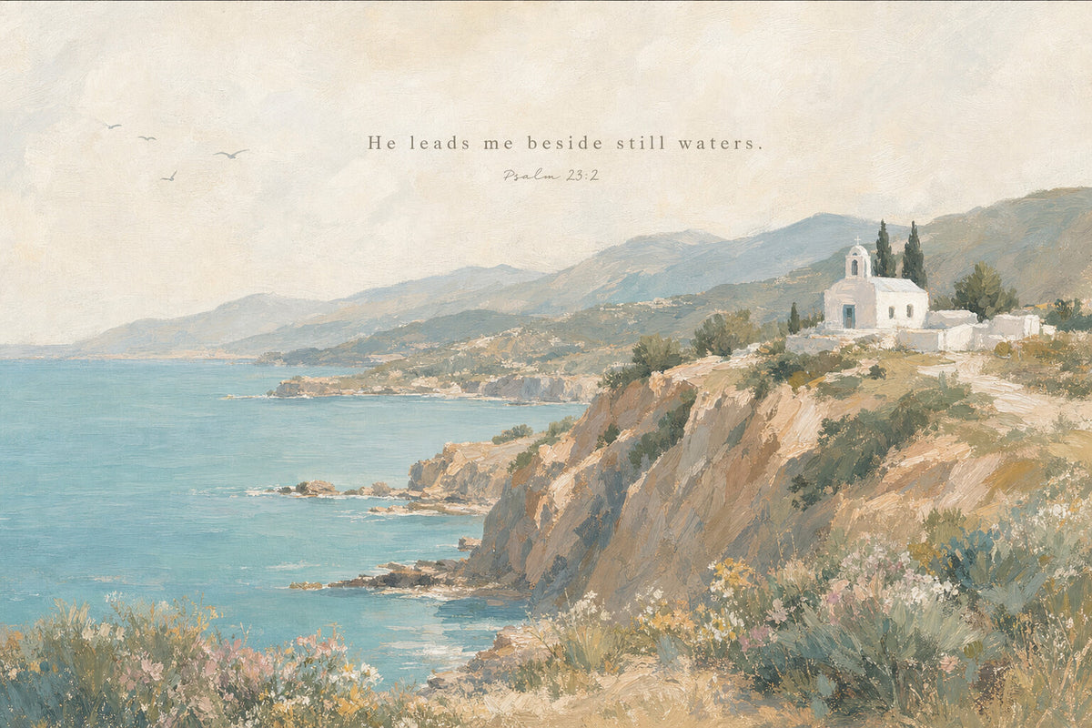 He Leads Me Beside Still Waters artwork