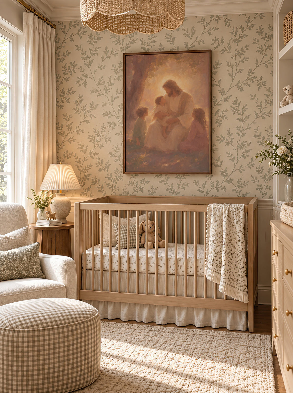 Jesus with the Little Children wall art