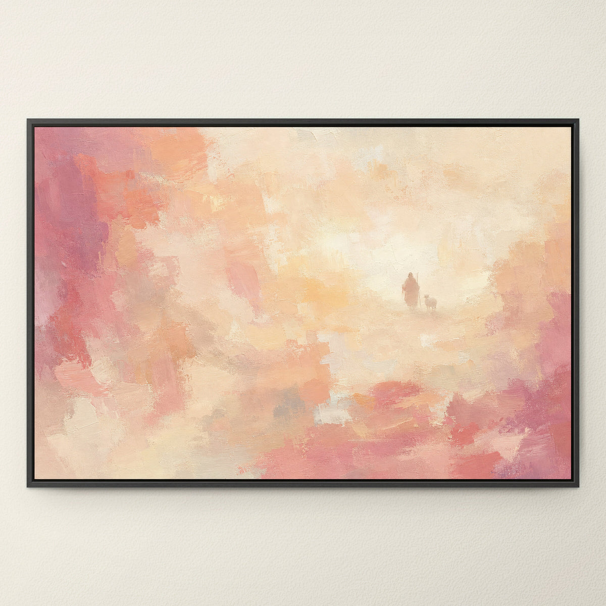 Good Shepherd Blush Pink wall art