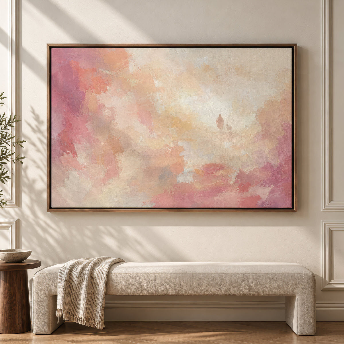 Good Shepherd Blush Pink wall art