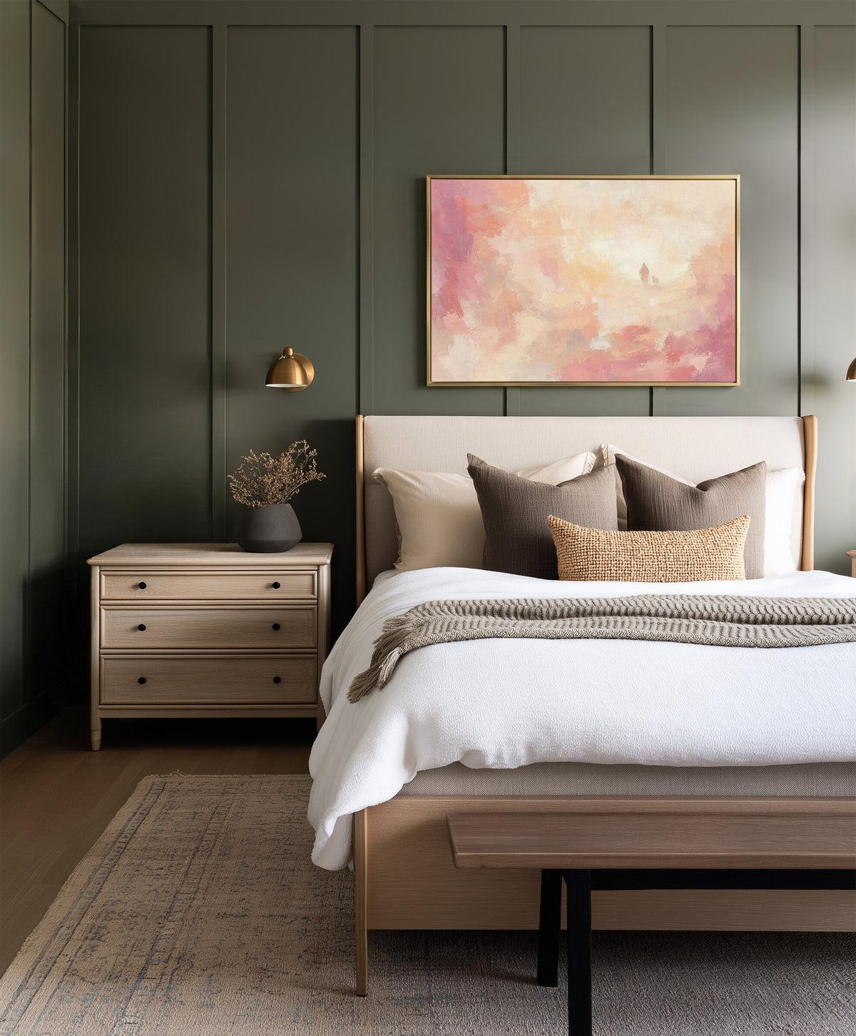 Good Shepherd Blush Pink wall art