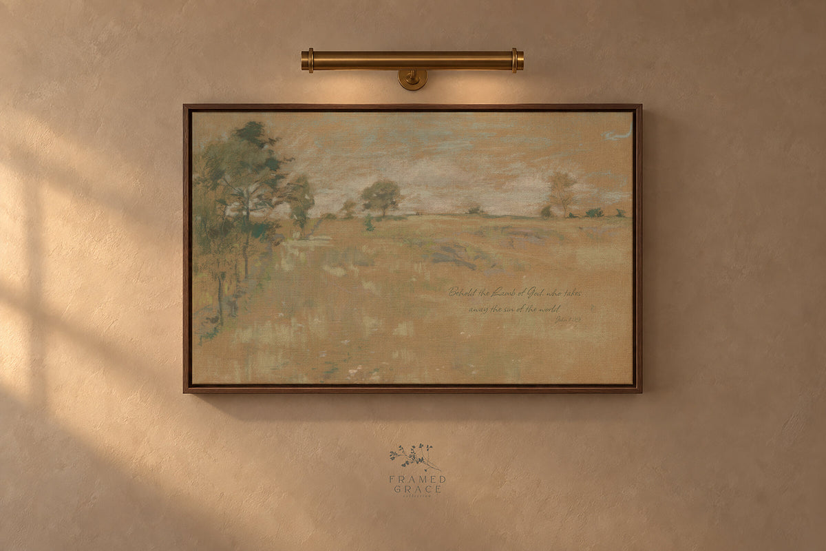 Golden Pasture wall art