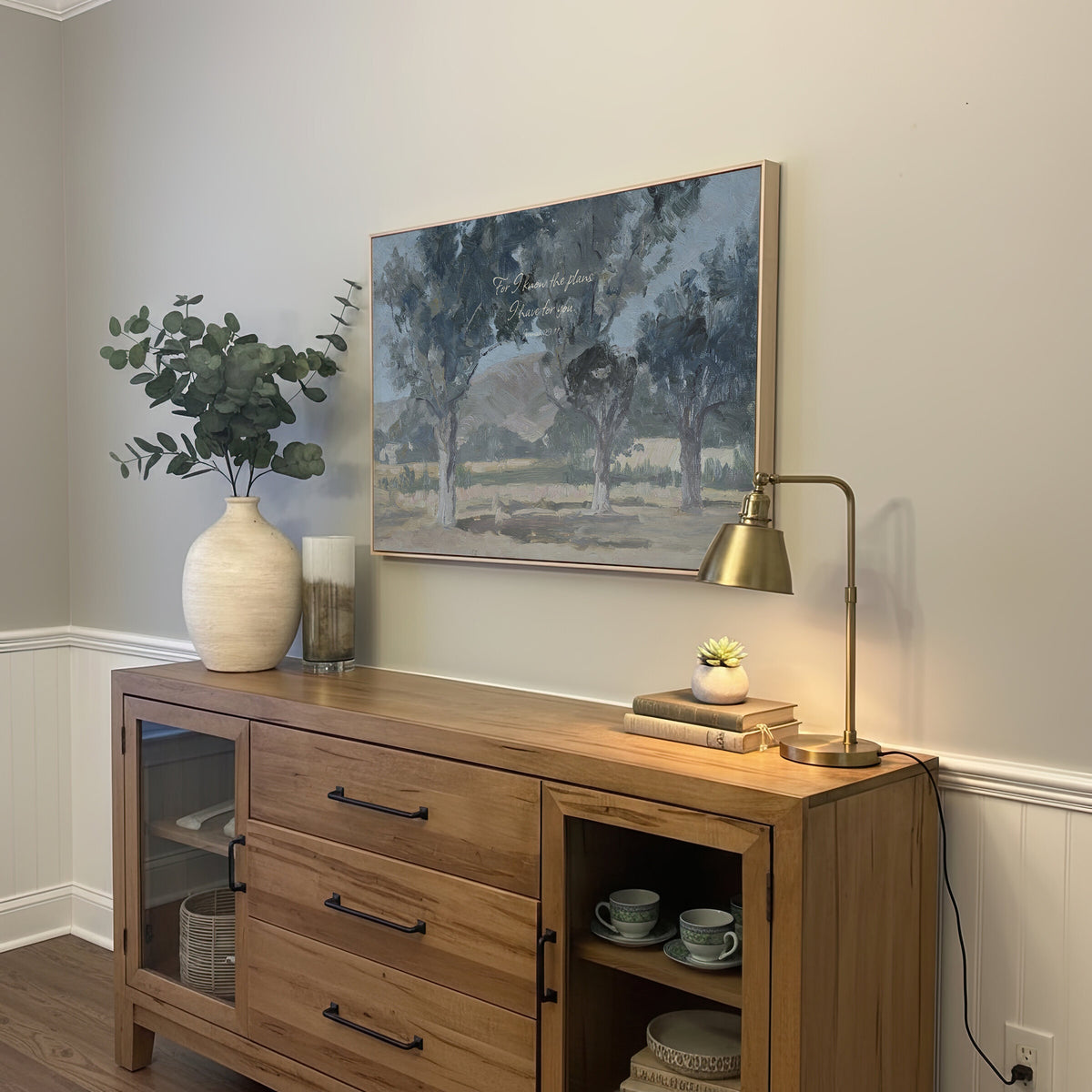 Dusky Oak Grove wall art
