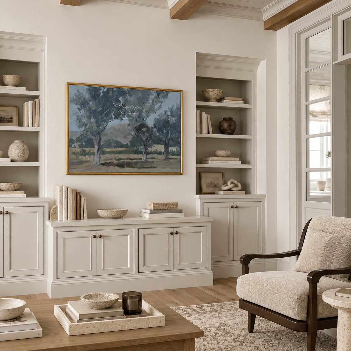 Dusky Oak Grove wall art