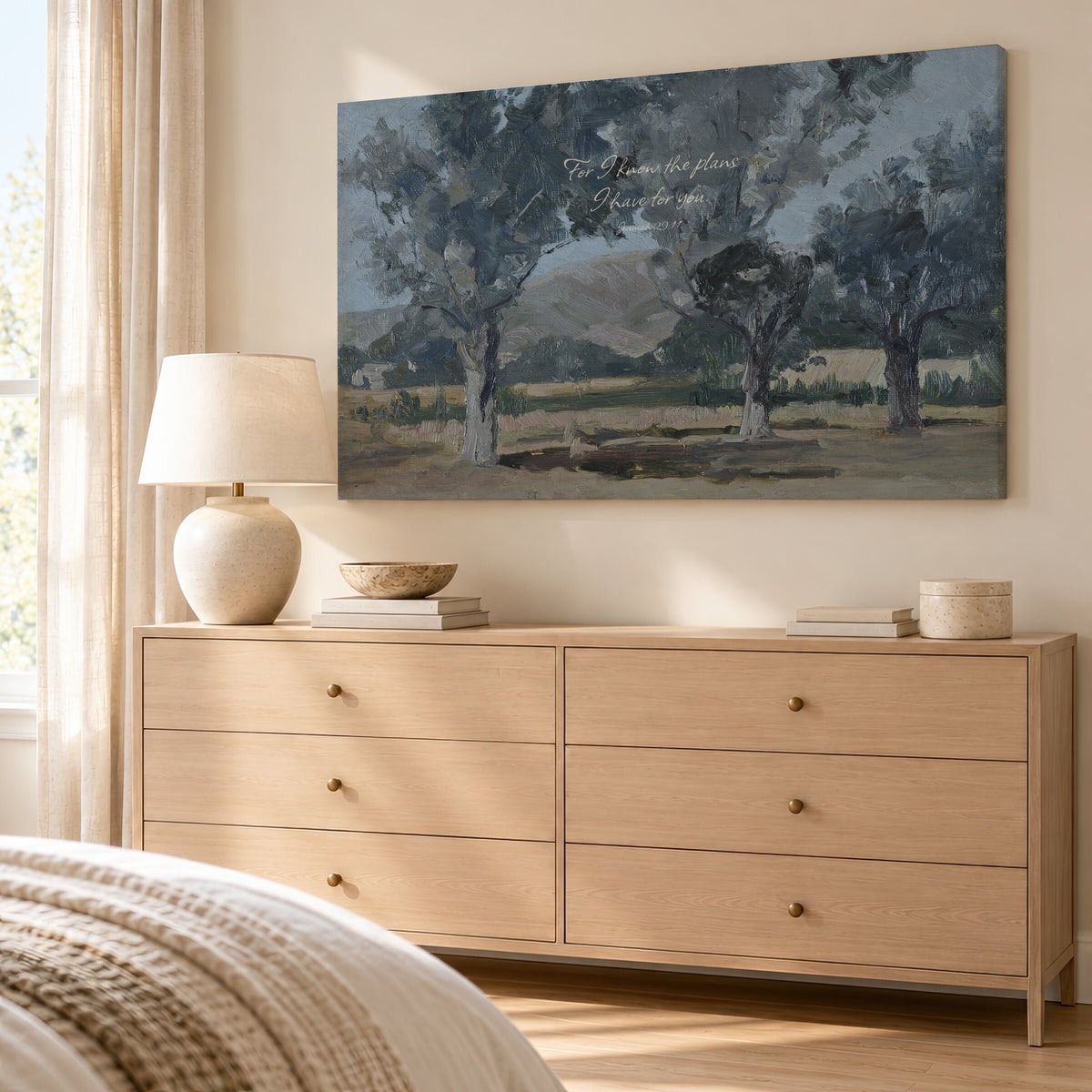 Dusky Oak Grove wall art