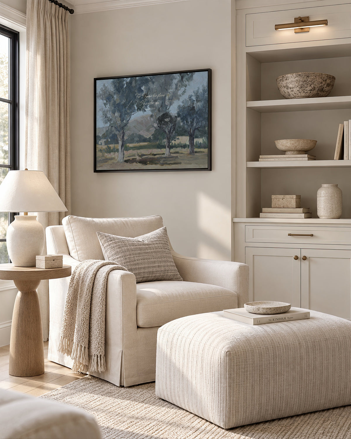 Dusky Oak Grove wall art