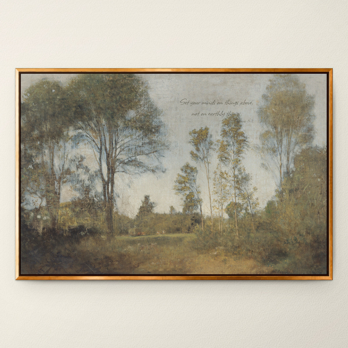 Tall Trees and Open Meadow wall art