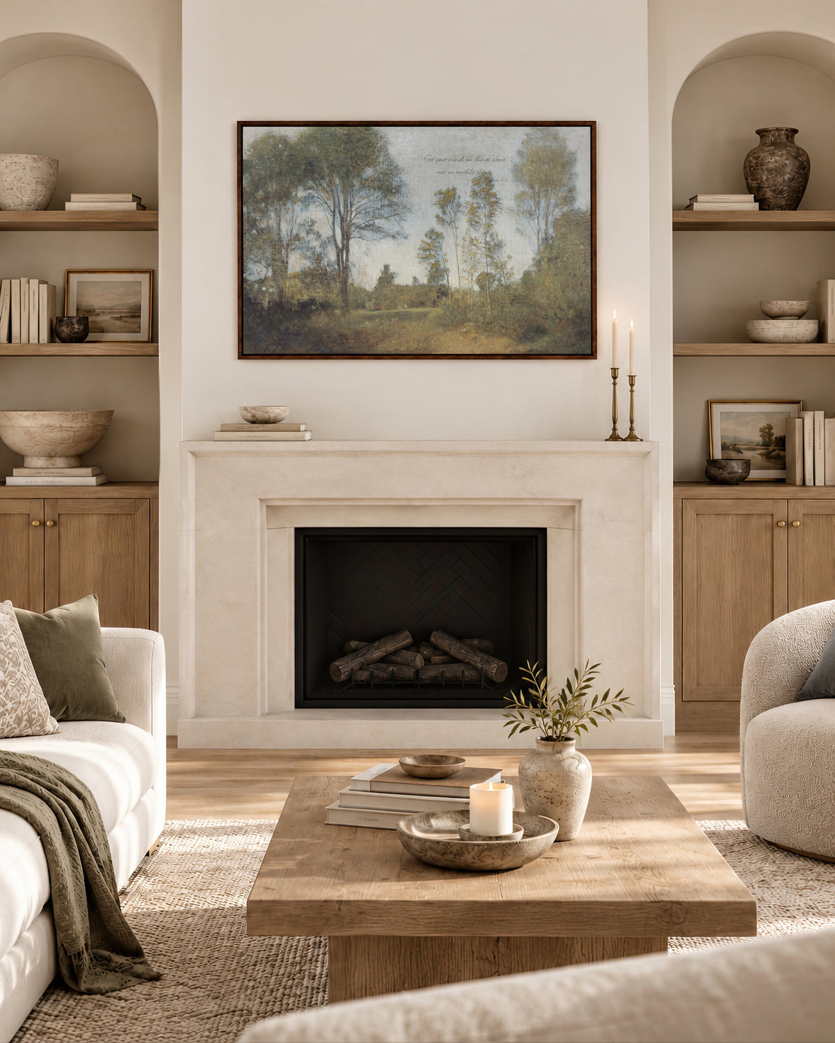 Tall Trees and Open Meadow wall art