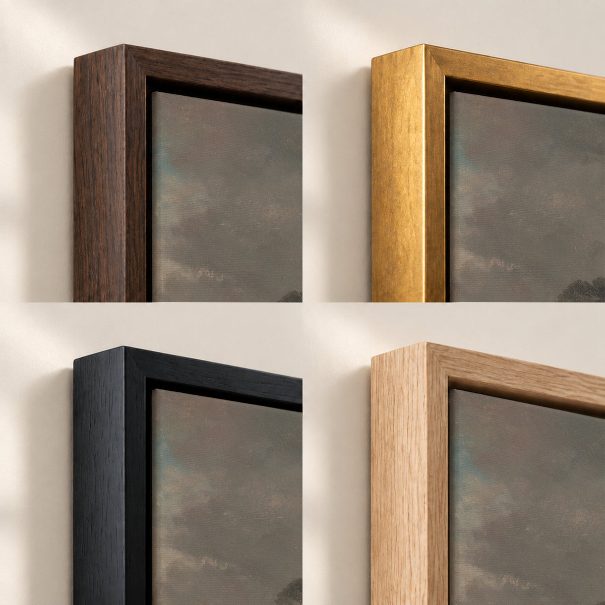 Oak Beneath Dark Clouds wall art