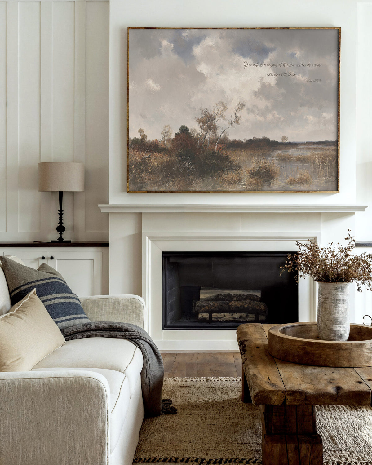 Clouds Above the Wetlands wall art