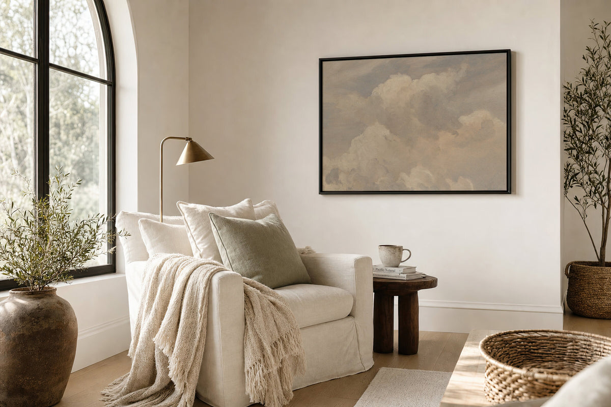 Pale Cloud Study wall art