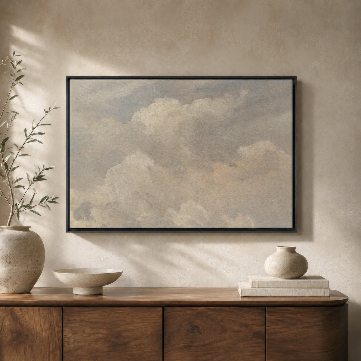 Pale Cloud Study wall art