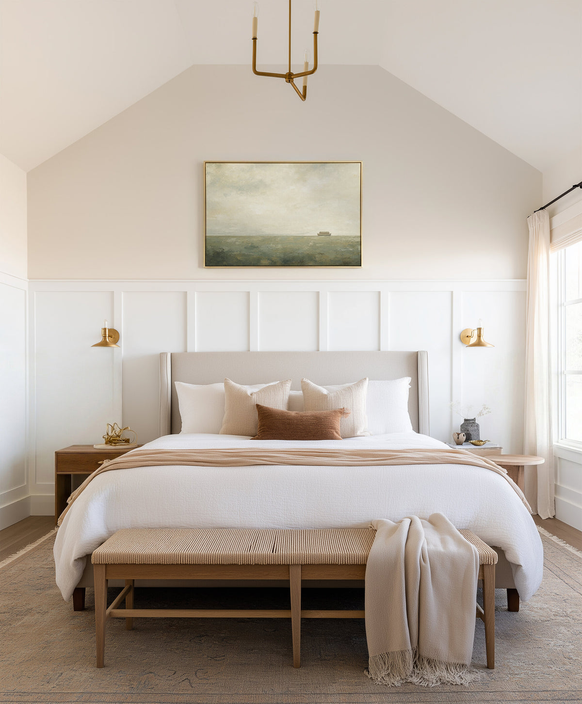 Noah's Ark Horizon Sage wall art