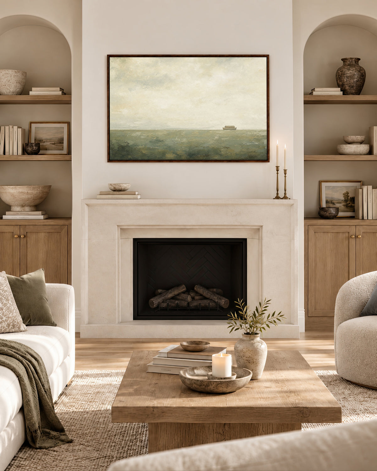 Noah's Ark Horizon Sage wall art