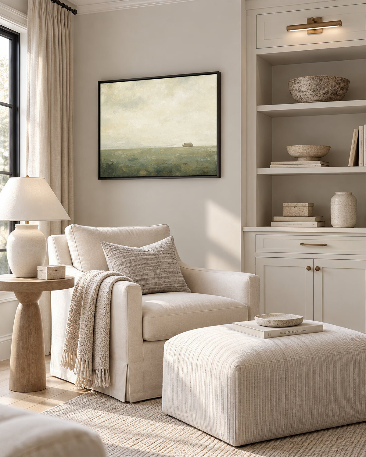 Noah's Ark Horizon Sage wall art