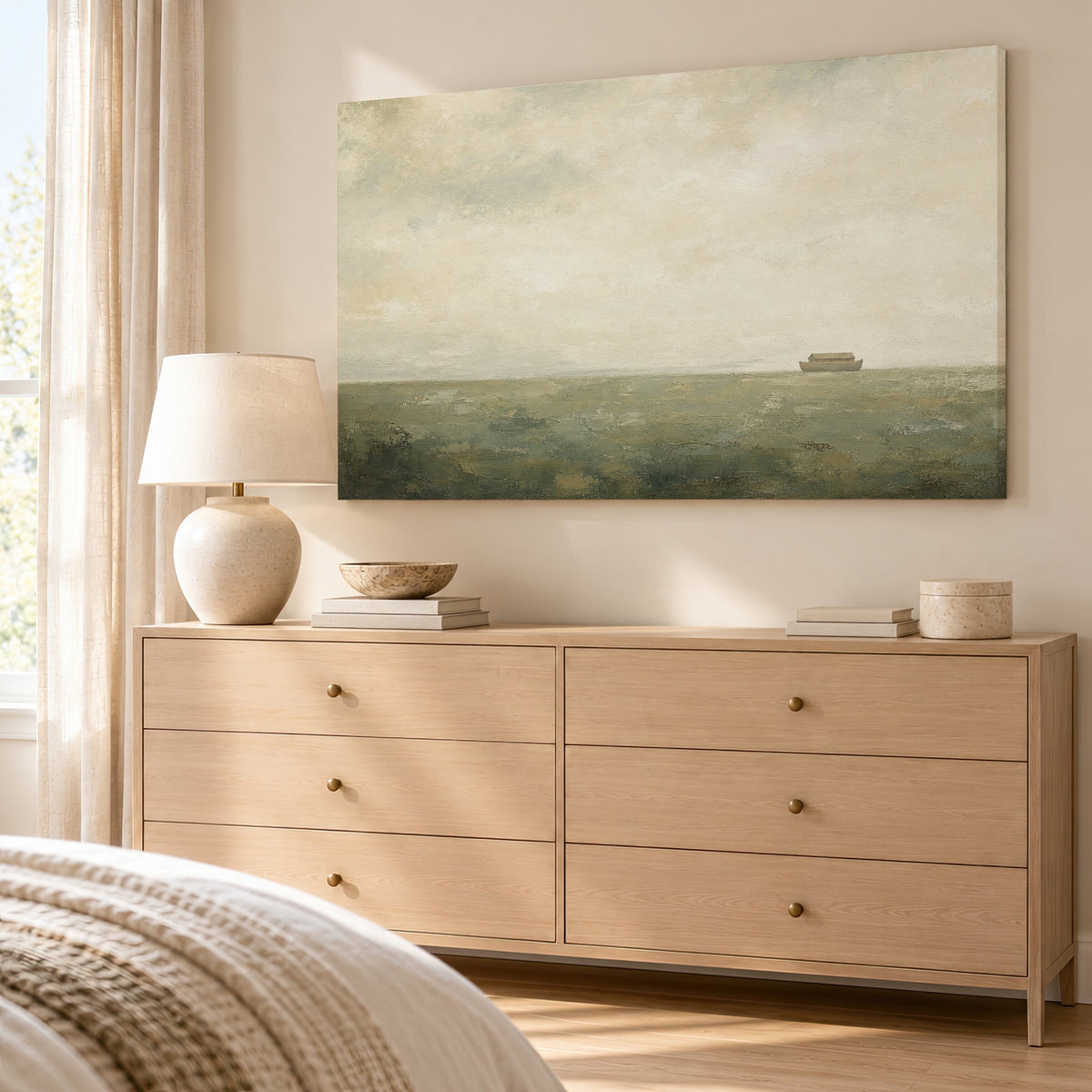 Noah's Ark Horizon Sage wall art