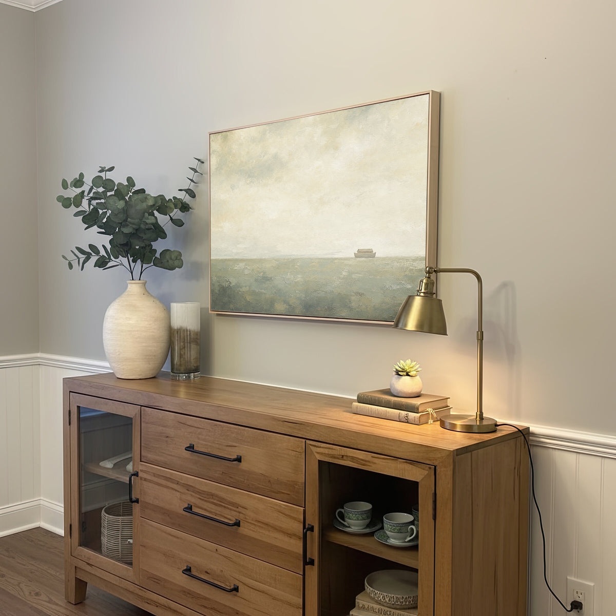 Noah's Ark Horizon Sage wall art
