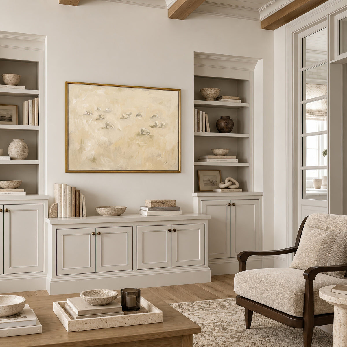 Little Flock from Above wall art