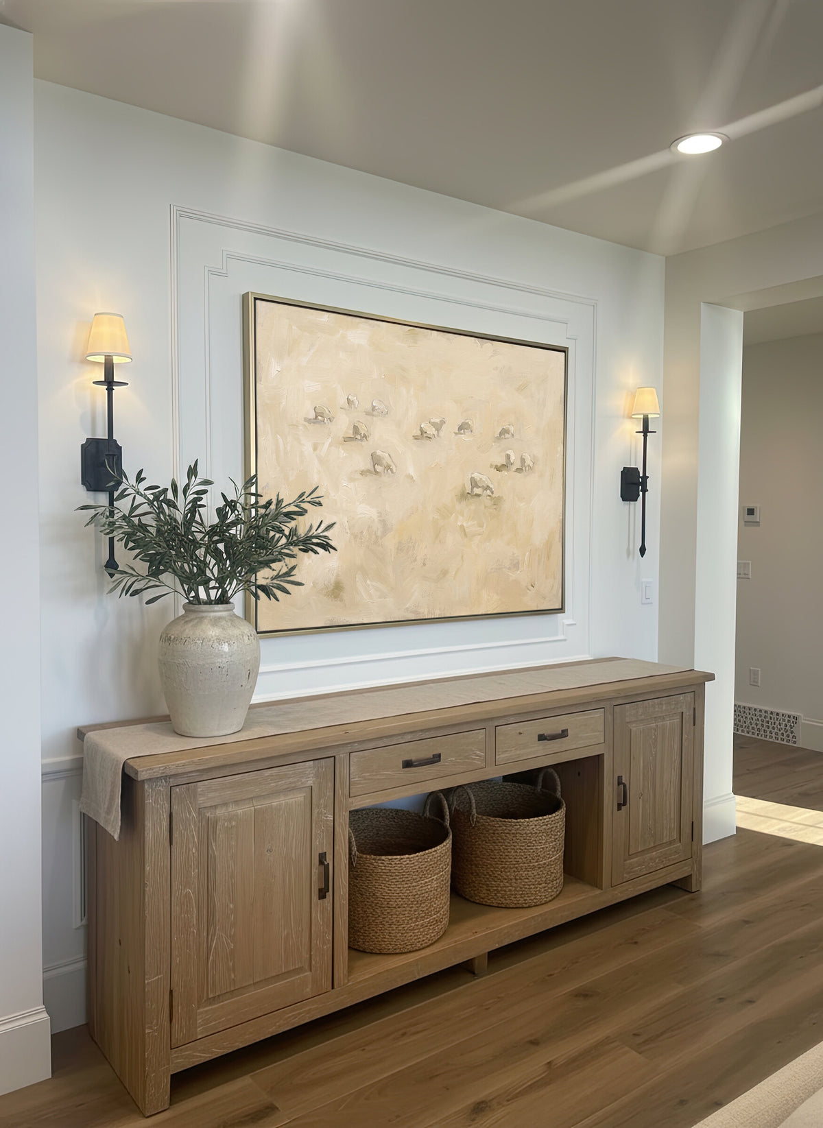 Little Flock from Above wall art