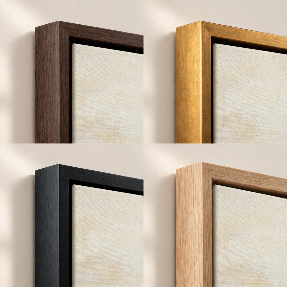 Three Crosses Gold wall art