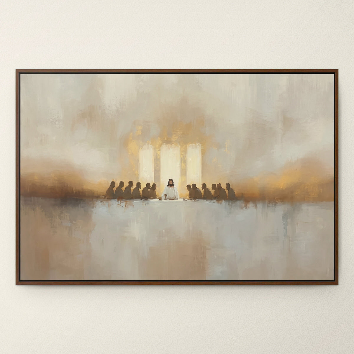 Last Supper Golden Windows wall art