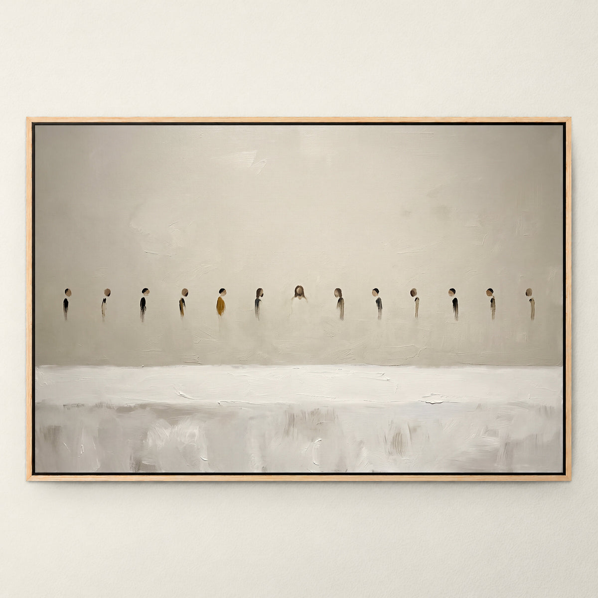 Thirteen Figures in Stillness wall art