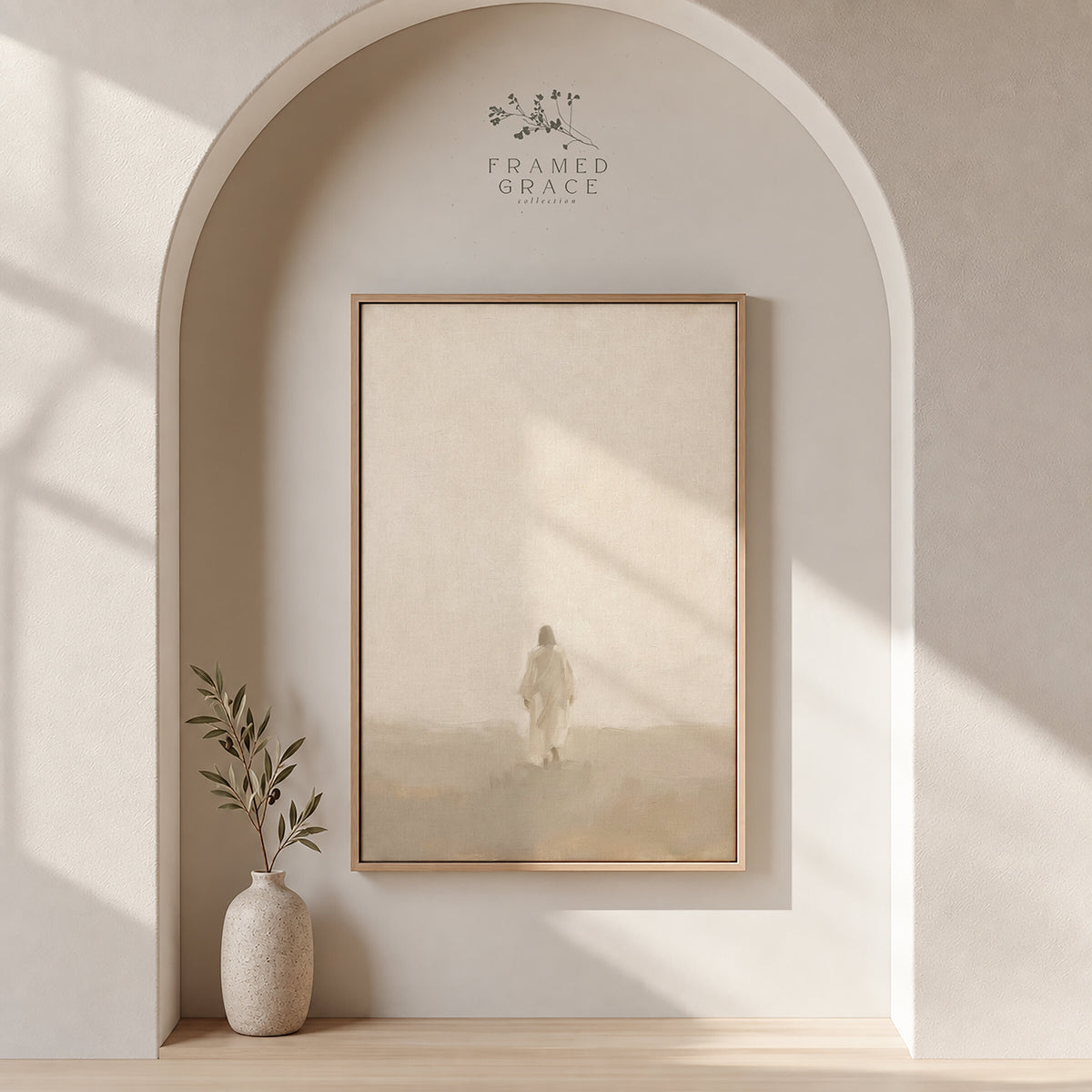 Shepherd into the White wall art
