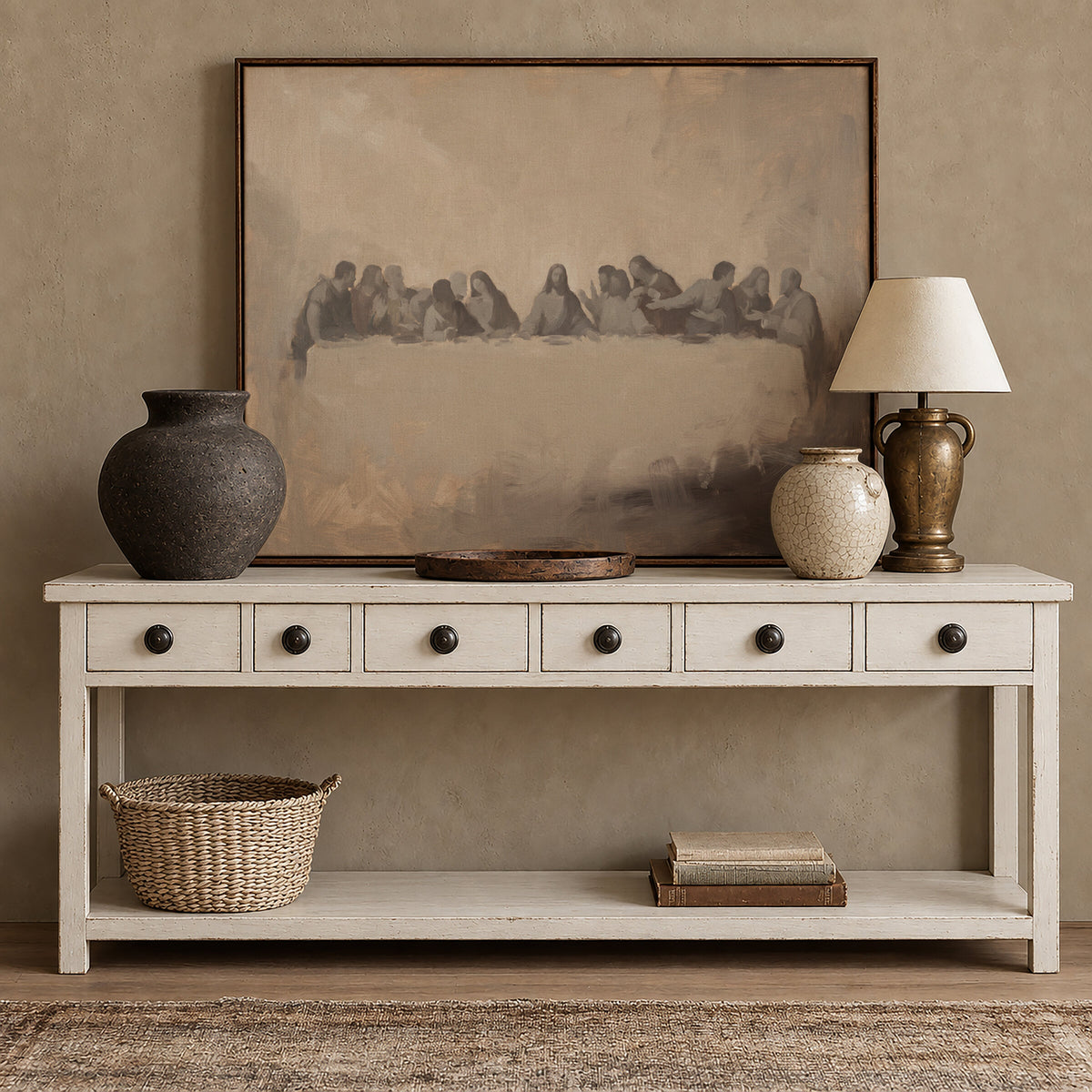Last Supper at the Grey Table wall art