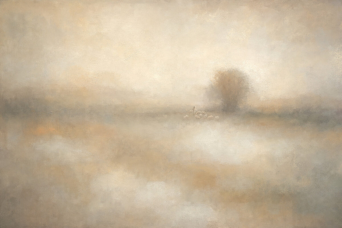 Lone Tree at Dusk artwork