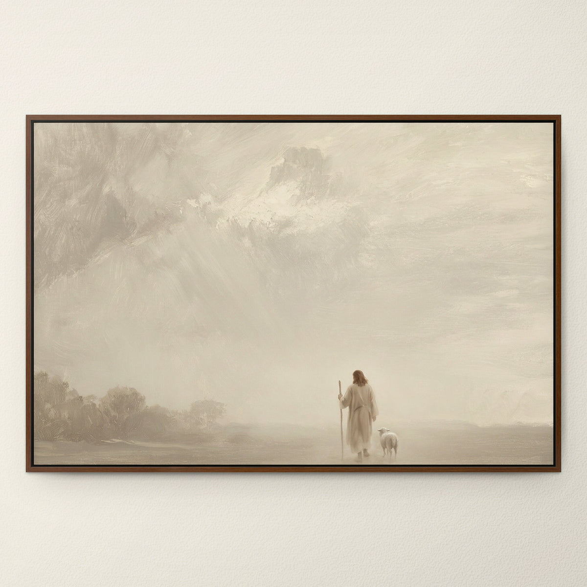 Psalm 23 Veiled Shepherd wall art