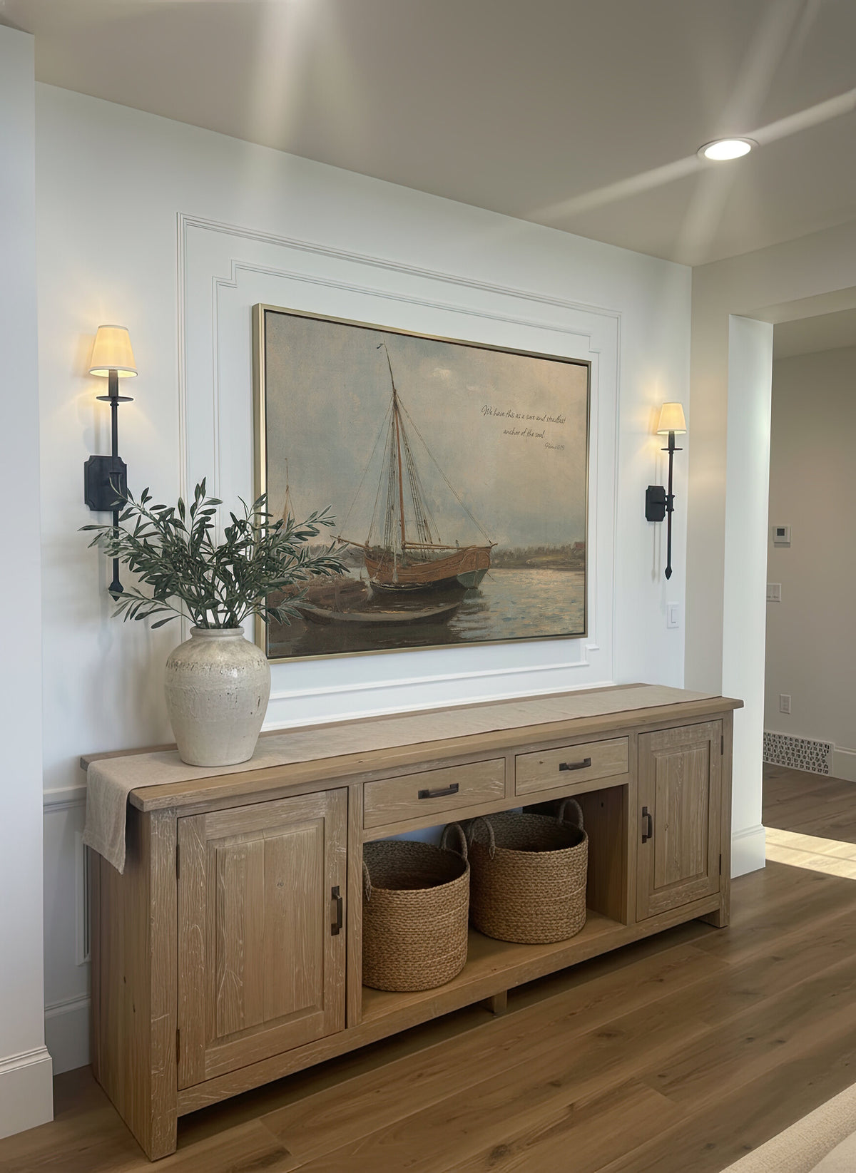 Sailboat Harbor wall art