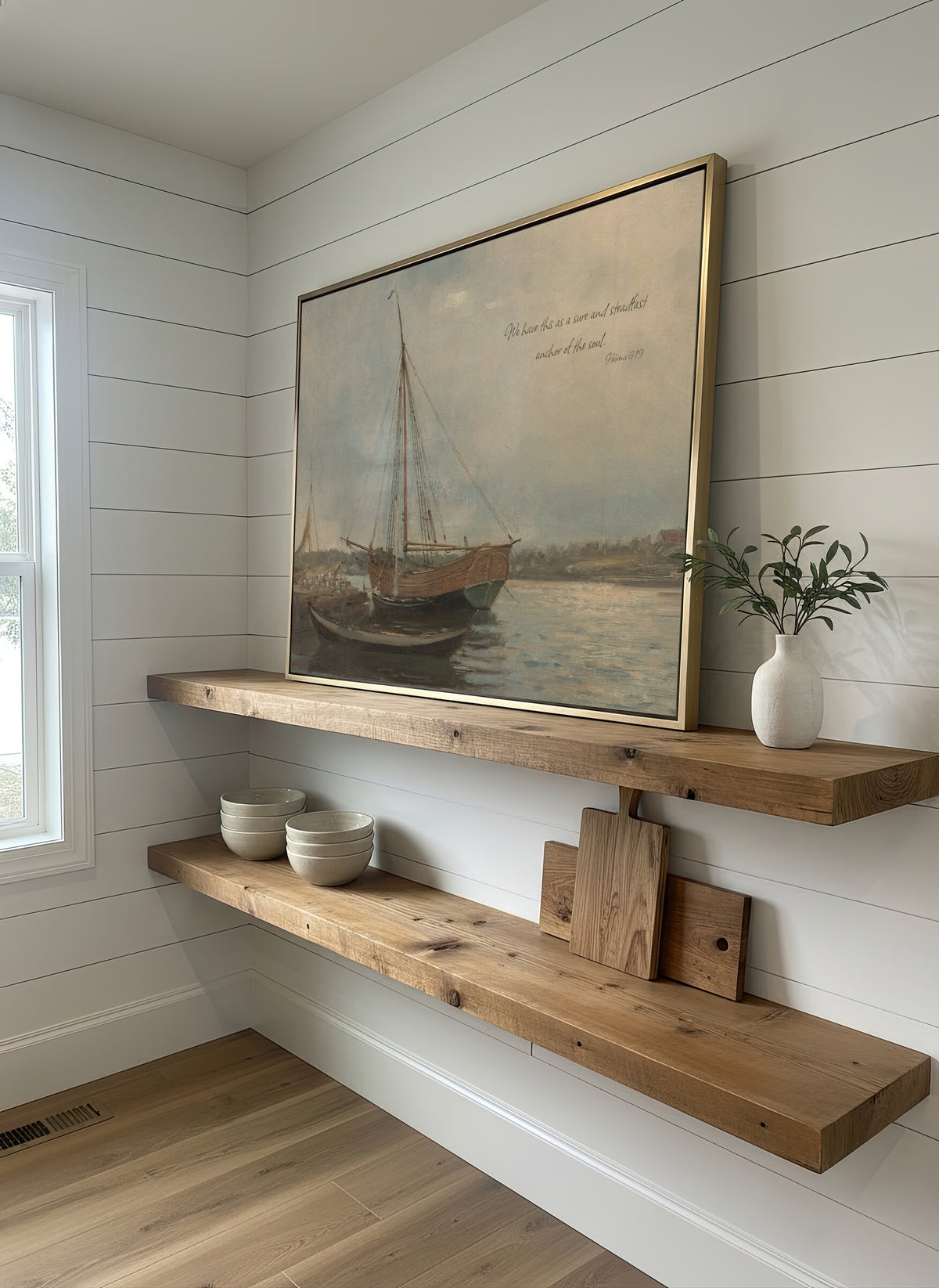 Sailboat Harbor wall art