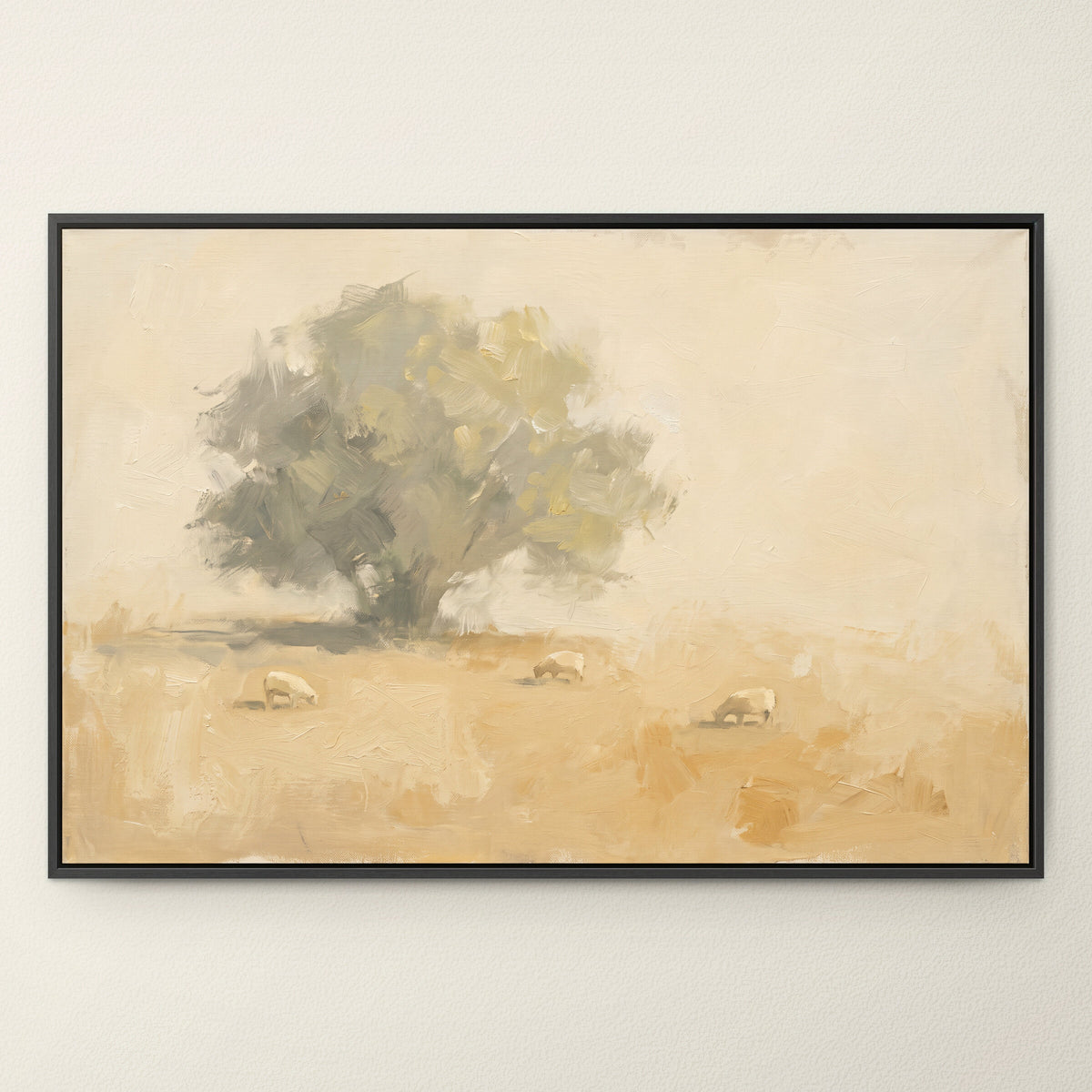 One Tree Three Sheep wall art