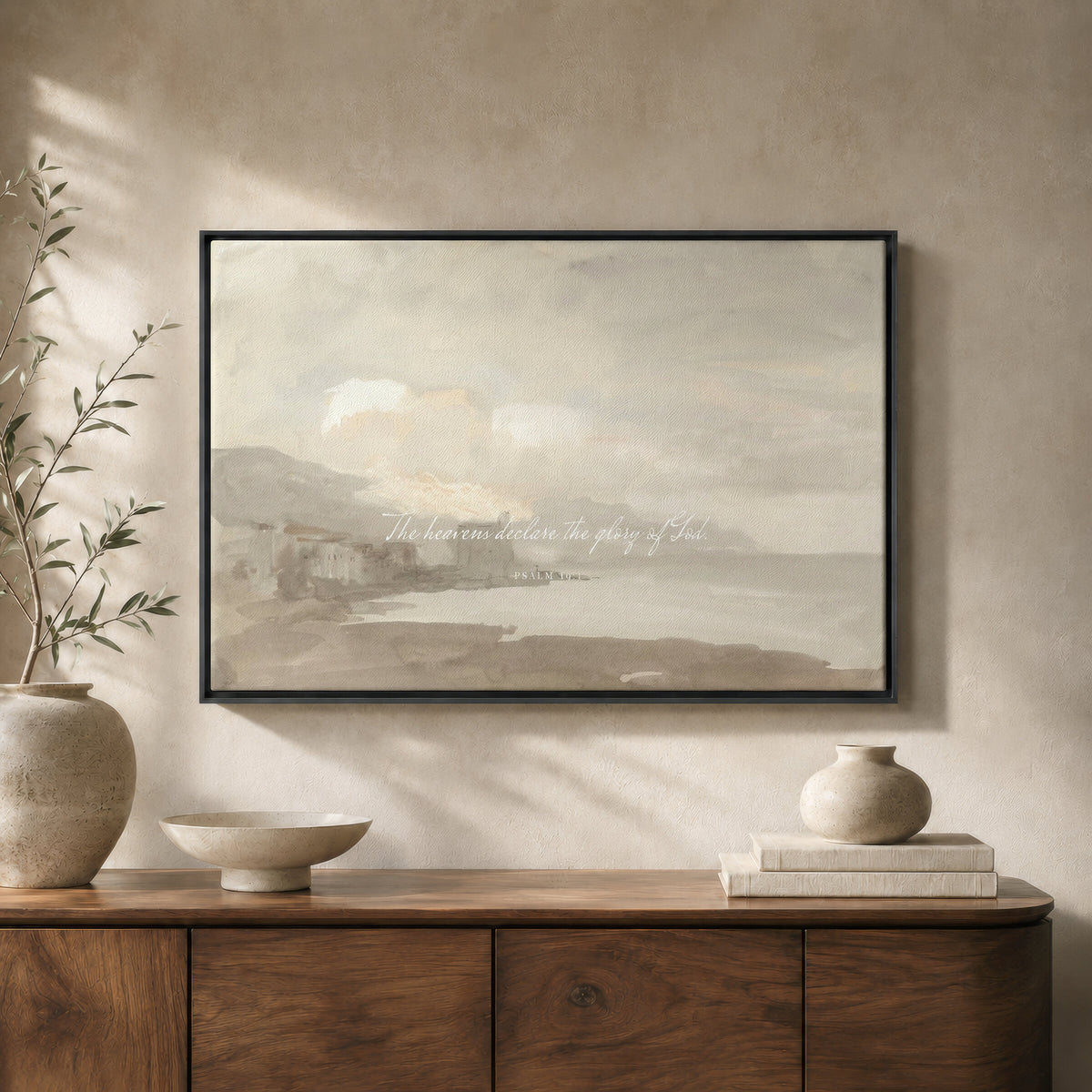 The Heavens Declare — Psalm 19:1 wall art