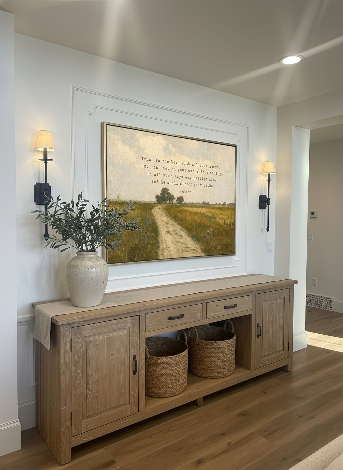 Trust in the Lord Path wall art