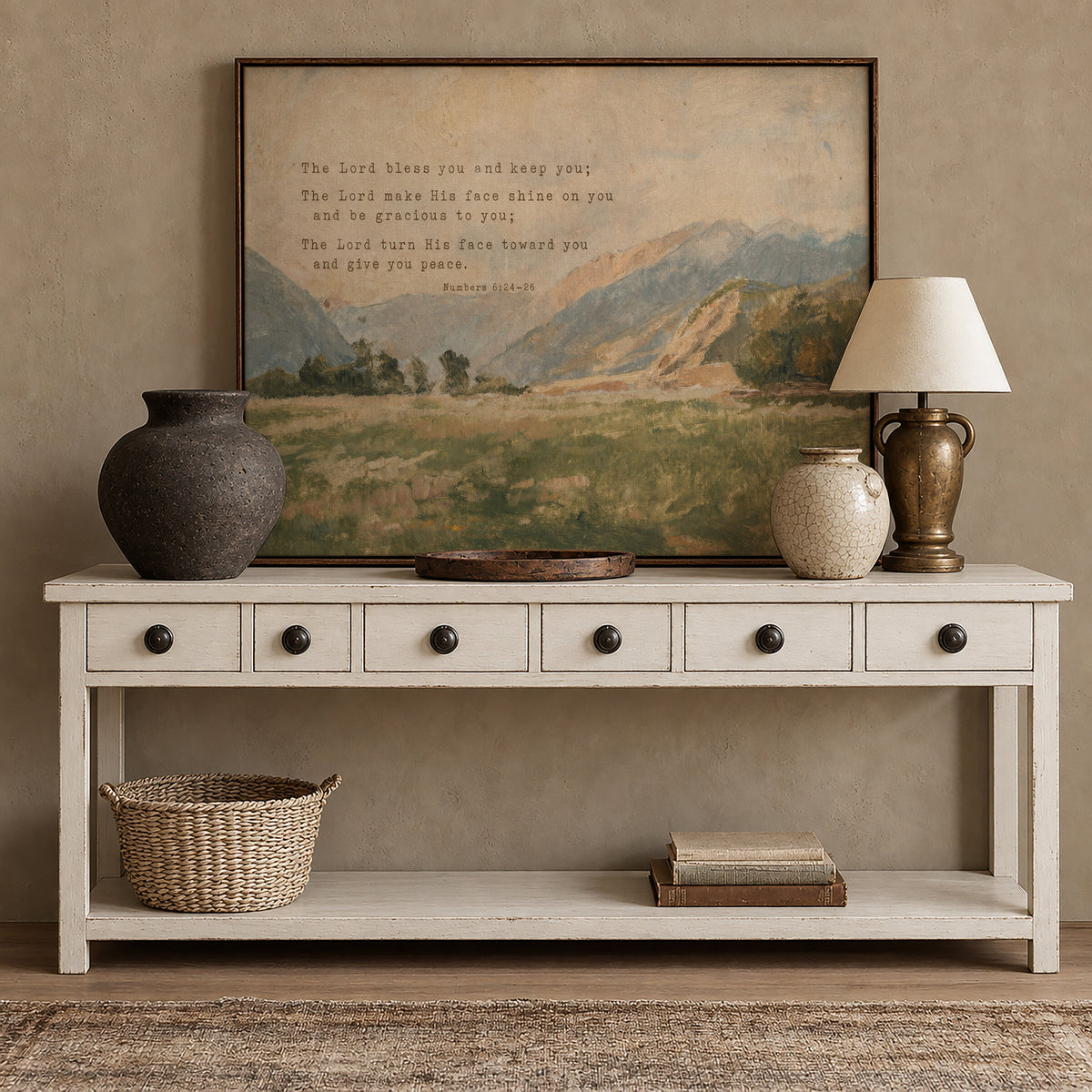 Priestly Blessing Valley wall art