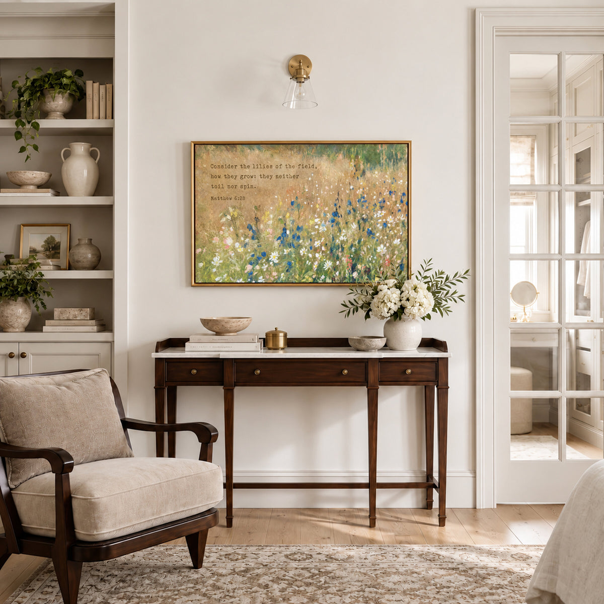 Consider the Lilies Meadow wall art