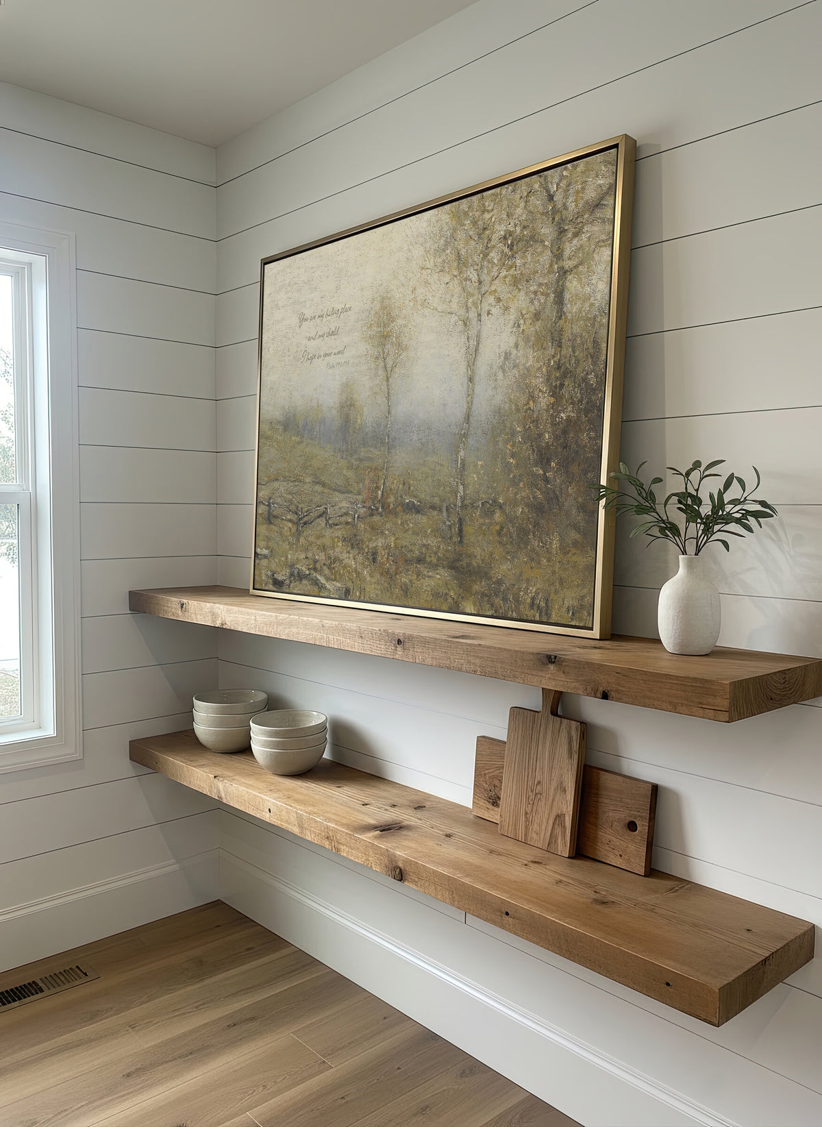 My Hiding Place Ivory wall art