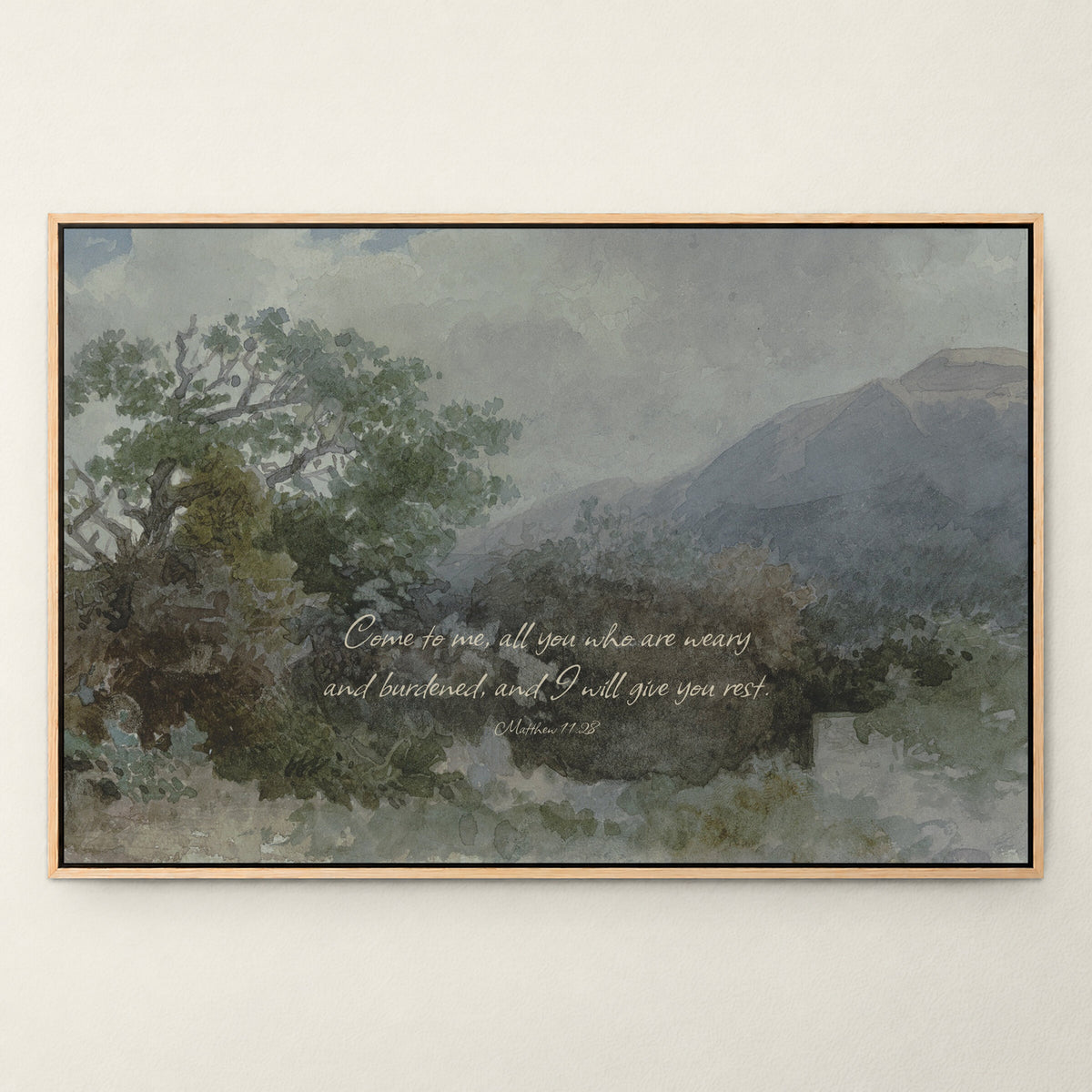 Rest for the Weary Moody wall art