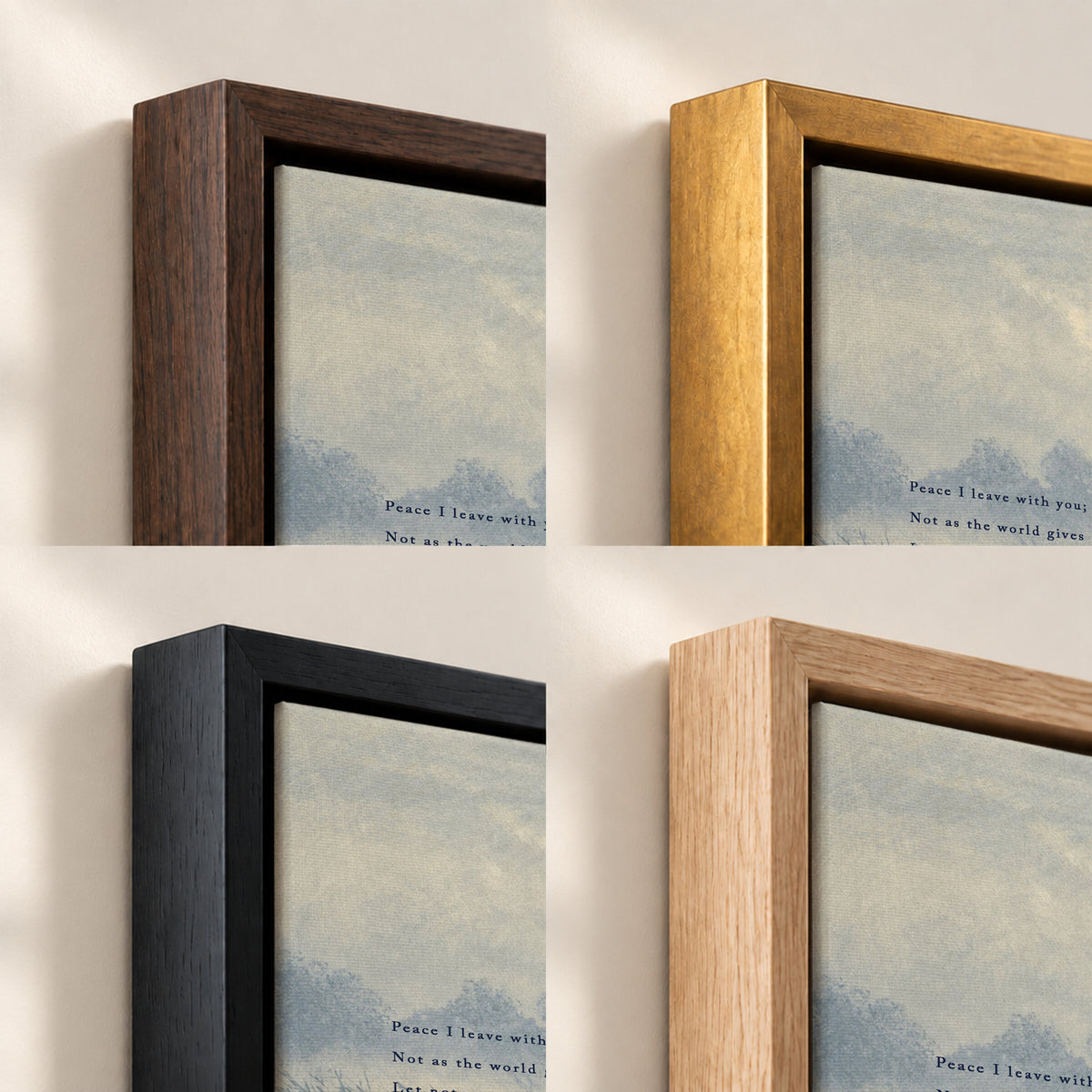 My Peace I Give You — John 14:27 wall art